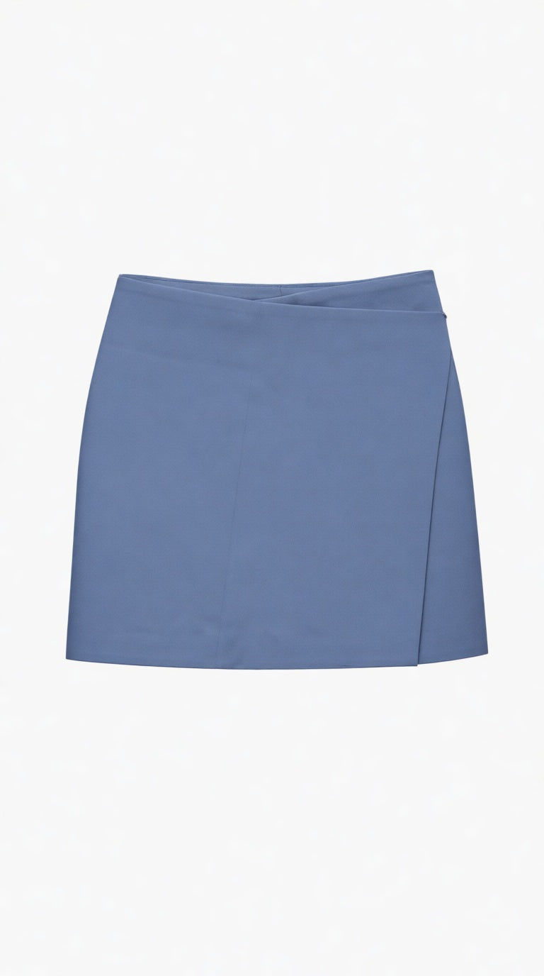 Divider Mini Skirt Blue