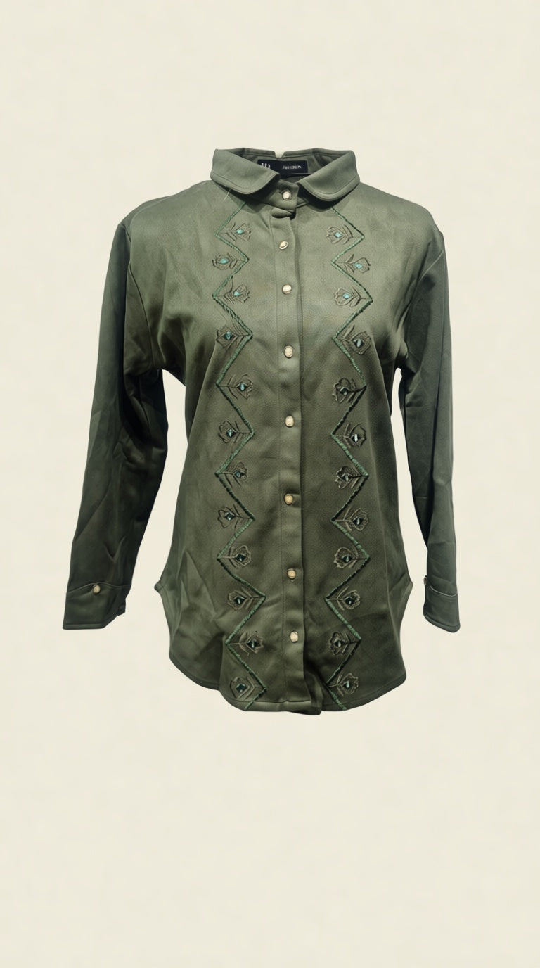 EMB suede Wtr NL Shirt