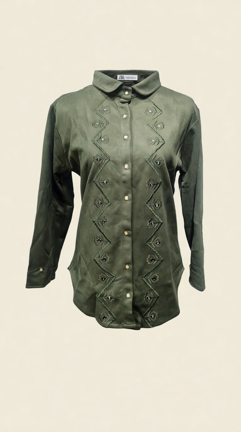 EMB suede Wtr NL Shirt