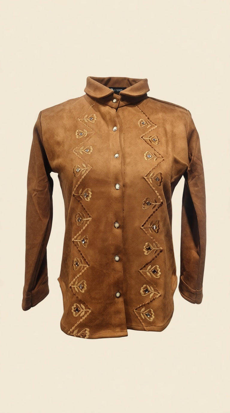 EMB suede Wtr NL Shirt