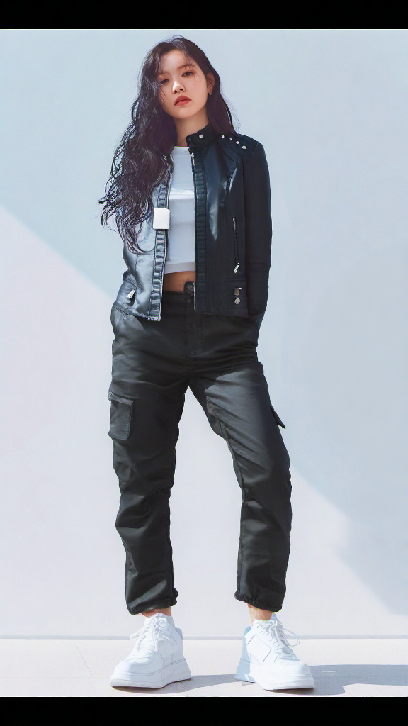 D05 Leather Jacket Ban Neck