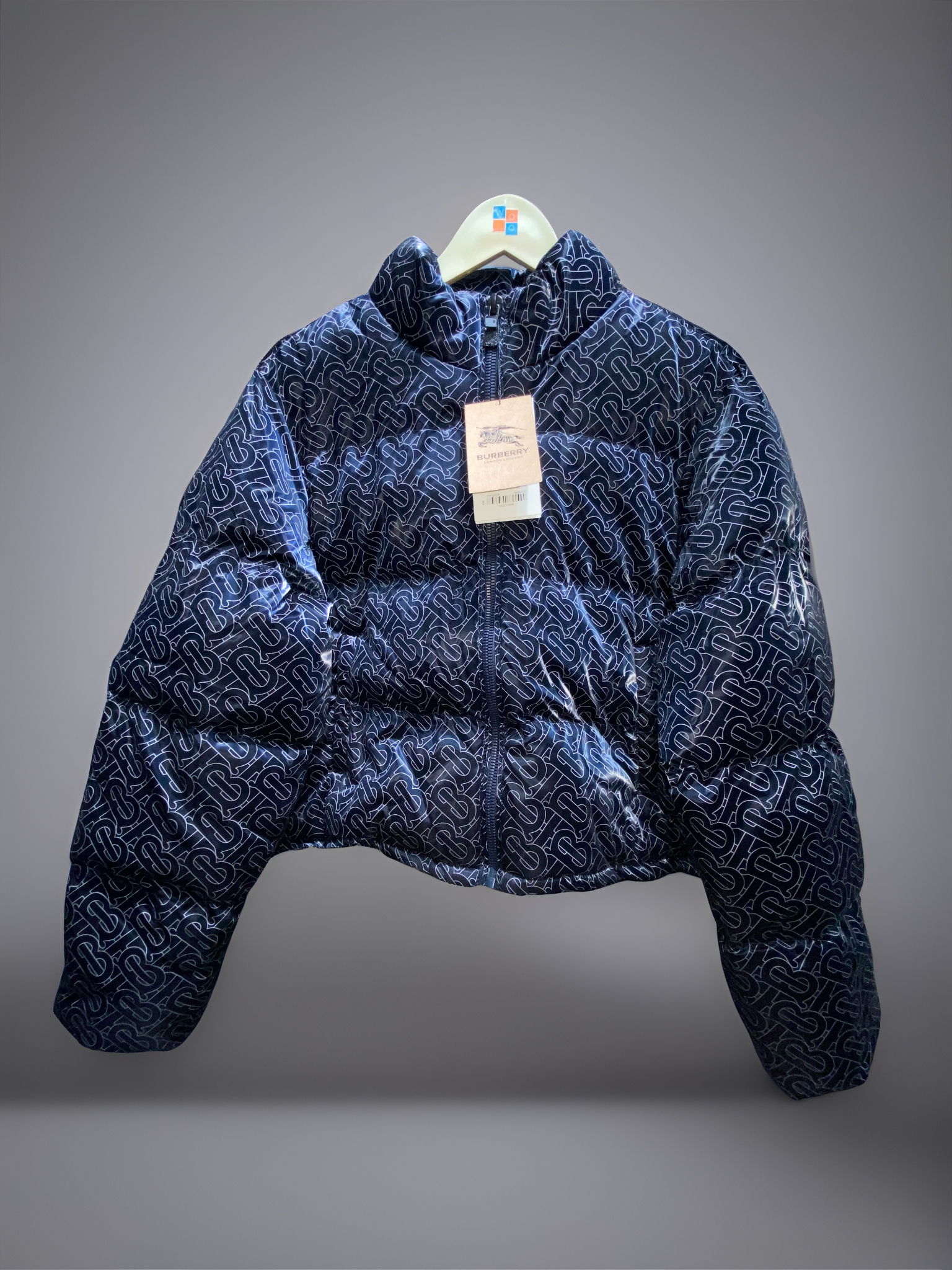 BURBERY Puffer Crop zipper Jacket